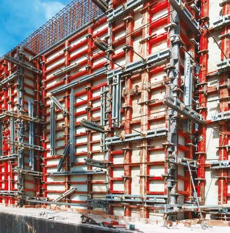 została zaprojektowana jako beton architektoniczny, gdzie