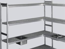306 MODUŁOWY SYSTEM REGAŁOWY RM SYSTEM REGAŁOWY Modułowy system regałowy Modułowy system regałowy wykonany z twardego aluminium jest przeznaczony do wszystkich typów placówek korzystających z zasobów
