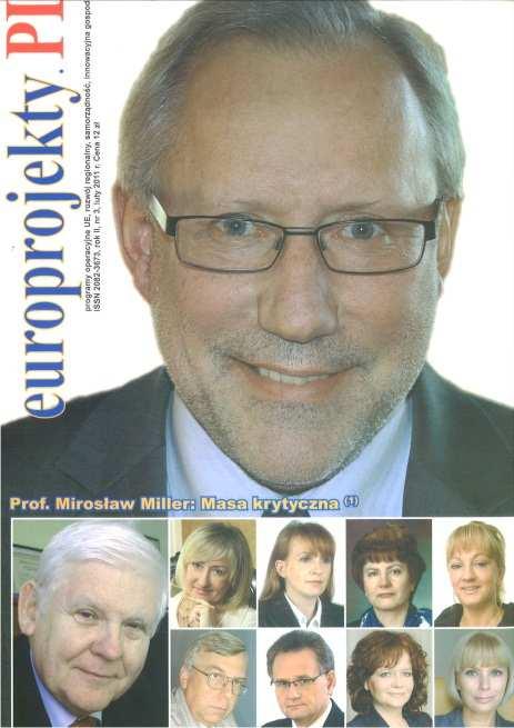 Artykuł promujący mikroprojekty w miesięczniku europrojekty.