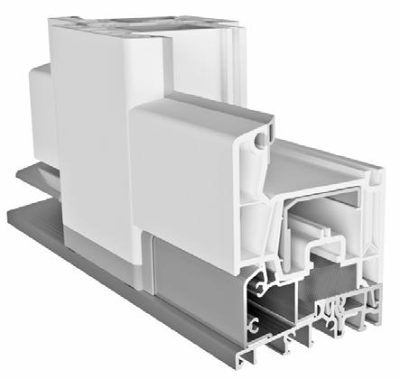 technika progowa VEKA 20 COMBI - technika progowa Softline 76 Szklenie stałe UWAGA do TSAF9076/EV1