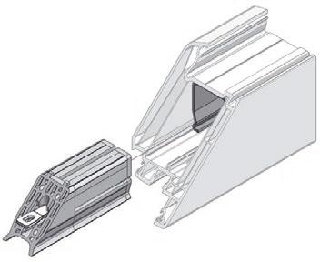 57 technika progowa VEKA Kości zgrzewne SVX Kości zgrzewalne SVX Patent 9718C1 szybki montaż zaciskowe we wszyskich