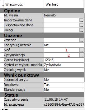 Sieci neuronowe Ustawienia Maciej Jędrzejczyk,