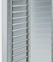 System monoblok Monoblock System Stal nierdzewna AISI 304 Stainless steel AISI 304 Szafa piekarnicza chłodnicza Linia 710 Szafa chłodnicza wjezdna EN 400x600 / GN 2/1 z wymuszonym obiegiem powietrza,