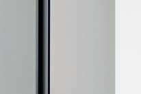 PUR insulation foam under high pressure CFC-free haloes. Rounded edges inside the machine.
