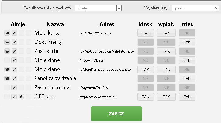 Aby dokonać modyfikacji należy przejść w panelu do Panelu Zarządzania -> Układ menu