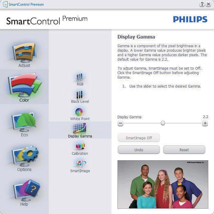 5. 6. Opcja Enable color calibration (Włącz kalibrację kolorów) jest domyślnie włączona.