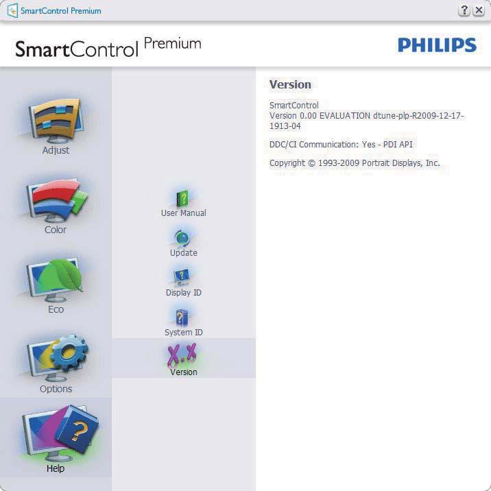 Menu Help > User Manual (Pomoc > Podręcznik użytkownika) jest dostępne tylko po wybraniu pozycji User Manual (Podręcznik użytkownika) z menu rozwijanego Help (Pomoc).