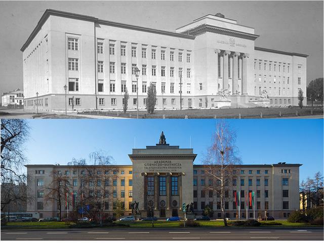 Budynek A-0, zaprojektowany został pierwotnie przez zespół znanych polskich architektów Sławomira Odrzywolskiego (1846-1933) i Adama Ballenstedta (1880-1942) projekt budynku z I etapu powstał w 1913
