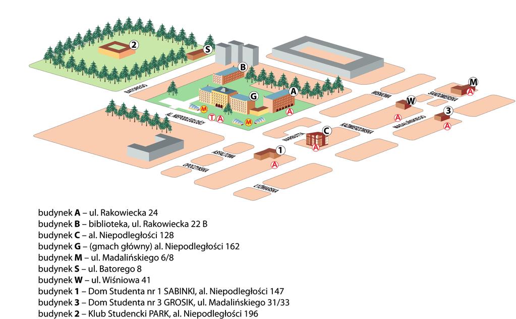 Budynek C, Aula I (numer 11 na poniższej mapie) Al.