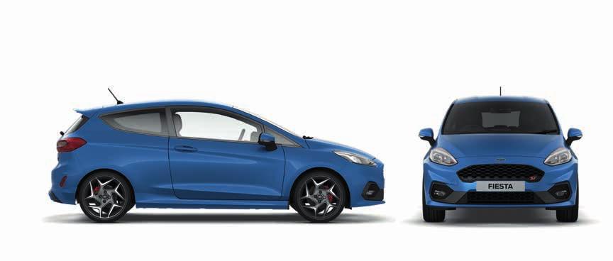 NOWY FORD FIESTA ST Dane Techniczne Wymiary nadwzia 4068 mm 1941 mm (z lusterkami) 1735 mm (bez lusterek) 1783 (ze złżnymi lusterkami) 1469 mm Rzstaw si: 2493 mm Bagażnik i zbirnik paliwa Masy 1093L