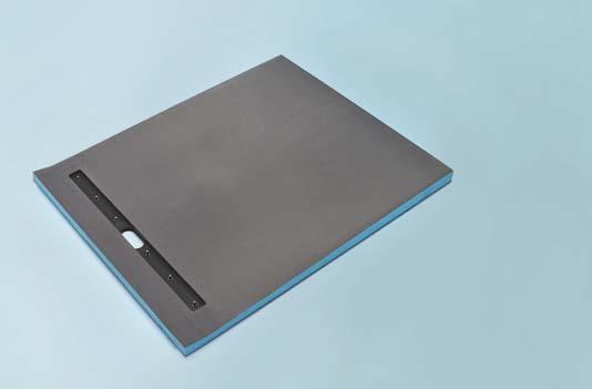 Elementy posadzkowe specjalne Fundo Dane techniczne Fundo Riolito / Riofino Ogólny opis produktu Element kabiny prysznicowej zlicowany z podłogą do bezpośredniego wykładania płytkami ceramicznymi z