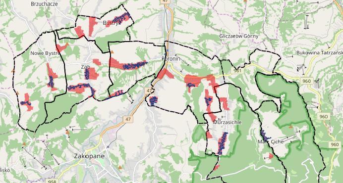 S t r o n a 65 Zweryfikowano zawartość podobszarów rewitalizacji w granicach podobszarów zdegradowanych. Rysunek 26.