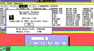 systemem operacyjnym Amiga Workbench Version 1.