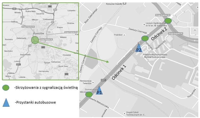 234 M. Szarata Skrzyżowanie S3 (ul.podkarpackaal. Powstańców Warszawy) Skrzyżowanie S1 (ul.podkarpackaul.matuszczaka) Skrzyżowanie S2 (ul.podkarpackaul.poznańska) Rys. 2.