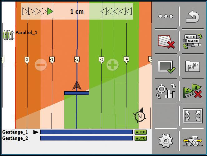MULTI-Control Wymagania aplikacji: ISOBUS-UT, ISOBUS-TC (SECTION-Control) MULTI-SECTION-Control MULTI-SECTION-Control umożliwia w siewnikach wyposażonych w dwa niezależne od siebie systemy
