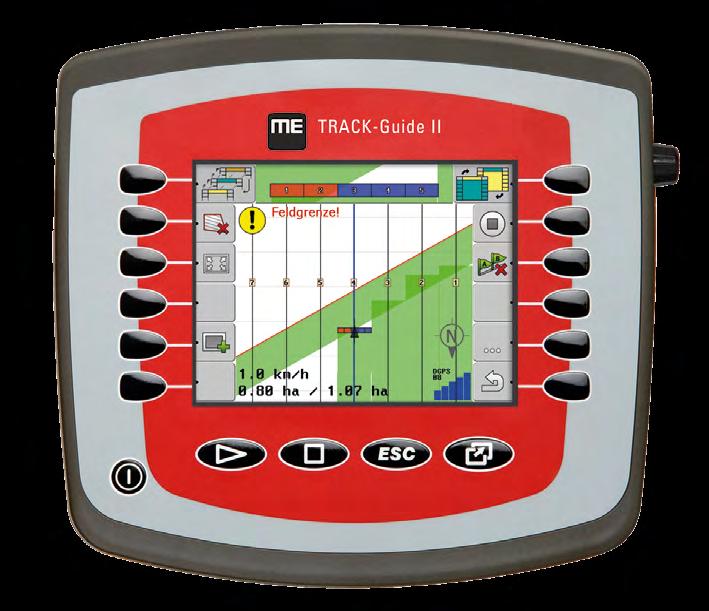 Aplikacja standardowa: TRACK-Leader TRACK-Guide III TRACK-Guide III jest najnowszej generacji systemem wspomagania w jeździe równoległej.