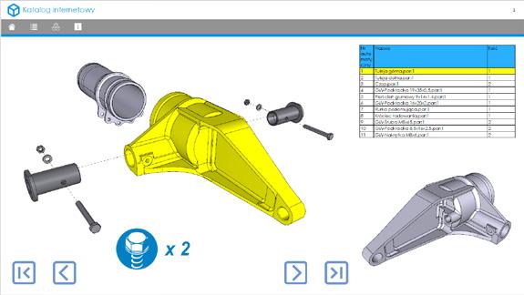 Połączenie narzędzi 3D z projektowaniem stron Idealny do sporządzania m.in.