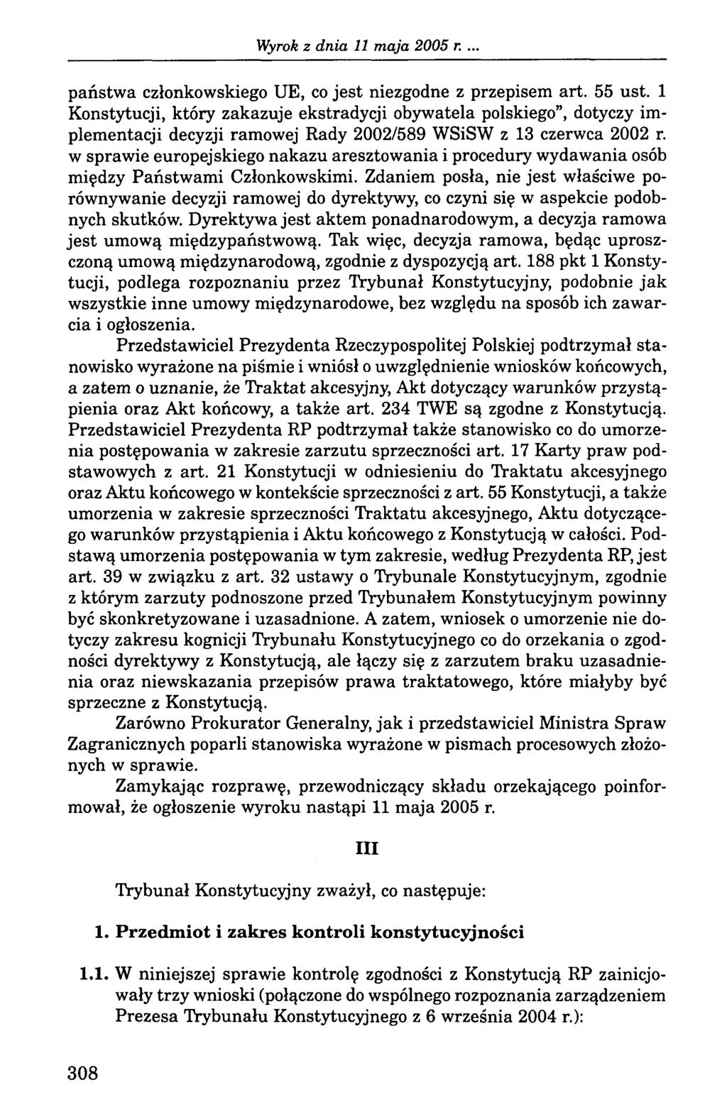 . państwa członkowskiego UE, co jest niezgodne z przepisem art. 55 ust.