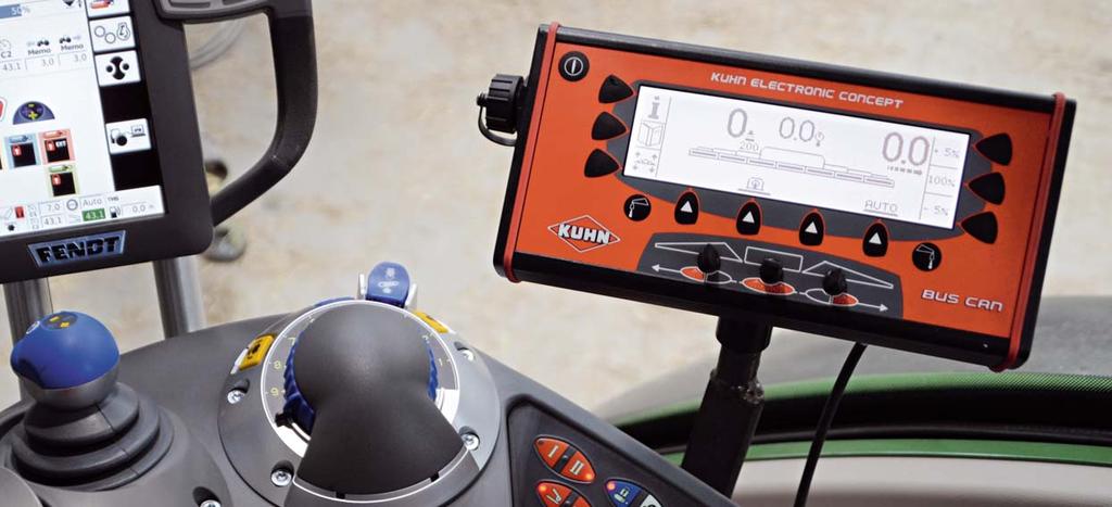 12,5 CM RPB: kompaktowy, prosty i tani Sterownik elektroniczny RPB dostosowuje automatycznie dawkę oprysku do prędkości jazdy ciągnika (regulacja