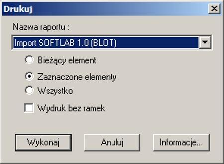 Wst p Dodatek umo liwia wczytywanie raportów kasowych i wyci gów bankowych z pliku tekstowego (format Asseco Softlab ERP).