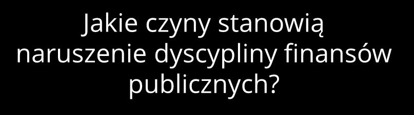 Jakie czyny stanowią naruszenie dyscypliny