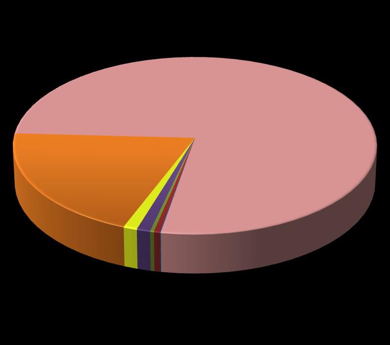 inny [kg] budynki przemysłowe *kg+ 729 143 19,91% 2 817 654 76,95% budynki użyteczności publicznej [kg] budynki mieszkalnogospodarcze [kg] azbest zmagazynowany [kg] budynki mieszkalne [kg] 41 712