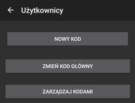 Dozwolone operacje: - dodanie użytkownika (NOWY KOD) - usunięcie
