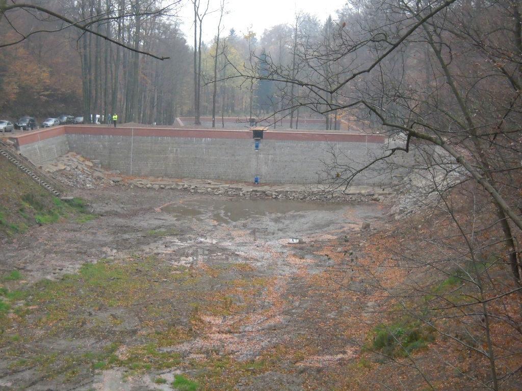 Zbiorniki poprzemysłowe w Głuszycy. Nadleśnictwo Wałbrzych.
