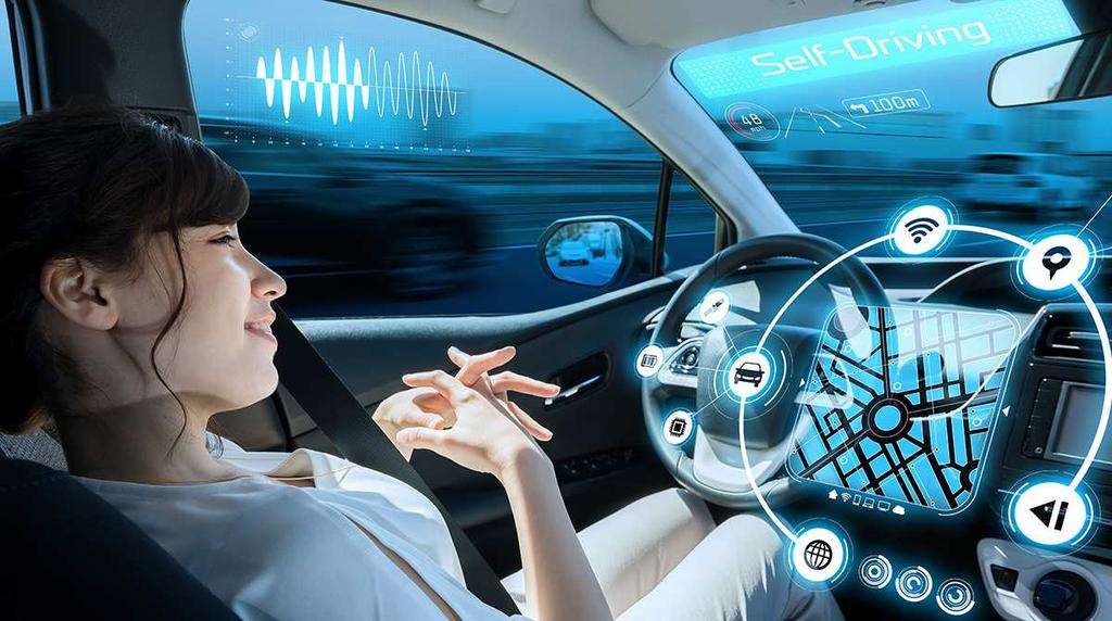 Przyszłość - Zmiany w scenariuszu mobilności Autonomous driving Pojazdy autonomiczne Connected