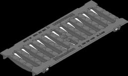 FASERFIX KS+ 150 FASERFIX KS+ 150, ruszty, klasa C 250 ruszt żeliwny, szczelinowy SW 132/20, czarny ruszt kratowy MW 30/10, ocynk.