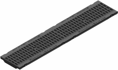 TIEFBAU GALABAU AQUABAU SPORTBAU FASERFIX KS+ 150 FASERFIX KS+ 150, ruszty, klasa E 600 ruszt żeliwny, kratowy GUGI MW 15/25, czarny Powierzchnia wlotowa cm 2 /m Ilość szt./pal.