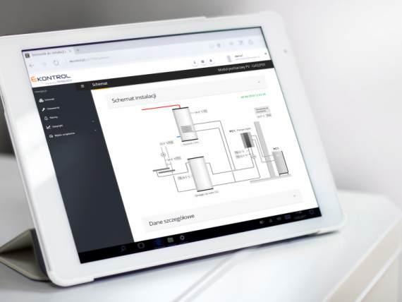 System EKONTROL został stworzony z myślą o nadzorze pracy urządzeń OZE: instalacji solarnych, fotowoltaicznych i pomp ciepła.