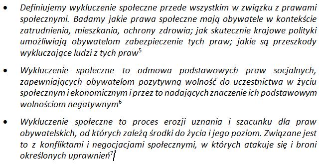 Wykluczenie w