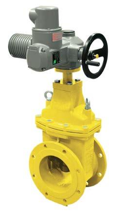Resilient Seated Gate Valve, with actuator Задвижка фланцевая с обрезиненным клином, с приводом Zasuwa klinowa z miękkim uszczelnieniem, z napędem AO04 BS, DN50 - DN300 PN 7 The Aeon valve gives 100%