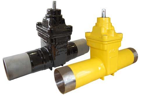 Resilient Seated Gate Valve, Type A with Steel Ends Задвижка с обрезиненным клином тип A, со стальными патрубками Zasuwa klinowa z miękkim uszczelnieniem typ A, z końcówkami stalowymi AG05/06 DN50 -