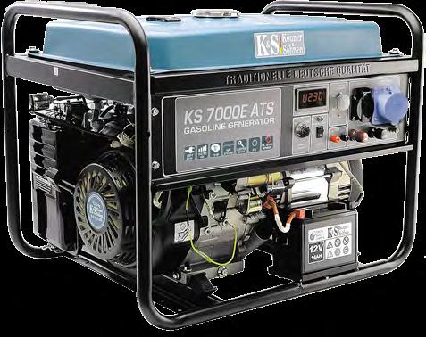 KS 7000E ATS Czas pracy bez tankowania przy 50% KS 7000E-3 ATS Czas pracy bez tankowania przy 50% KS 10000Е ATS GENERATORY BENZYNOWE 5.5 kw 5.