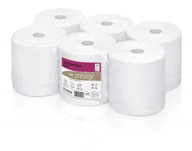 Ręczniki papierowe Systemowe ręczniki papierowe w rolkach RĘCZNIKI PAPIEROWE W ROLKACH TISSUE WEPA prestige Ręczniki w rolkach wykonane z celulozy.