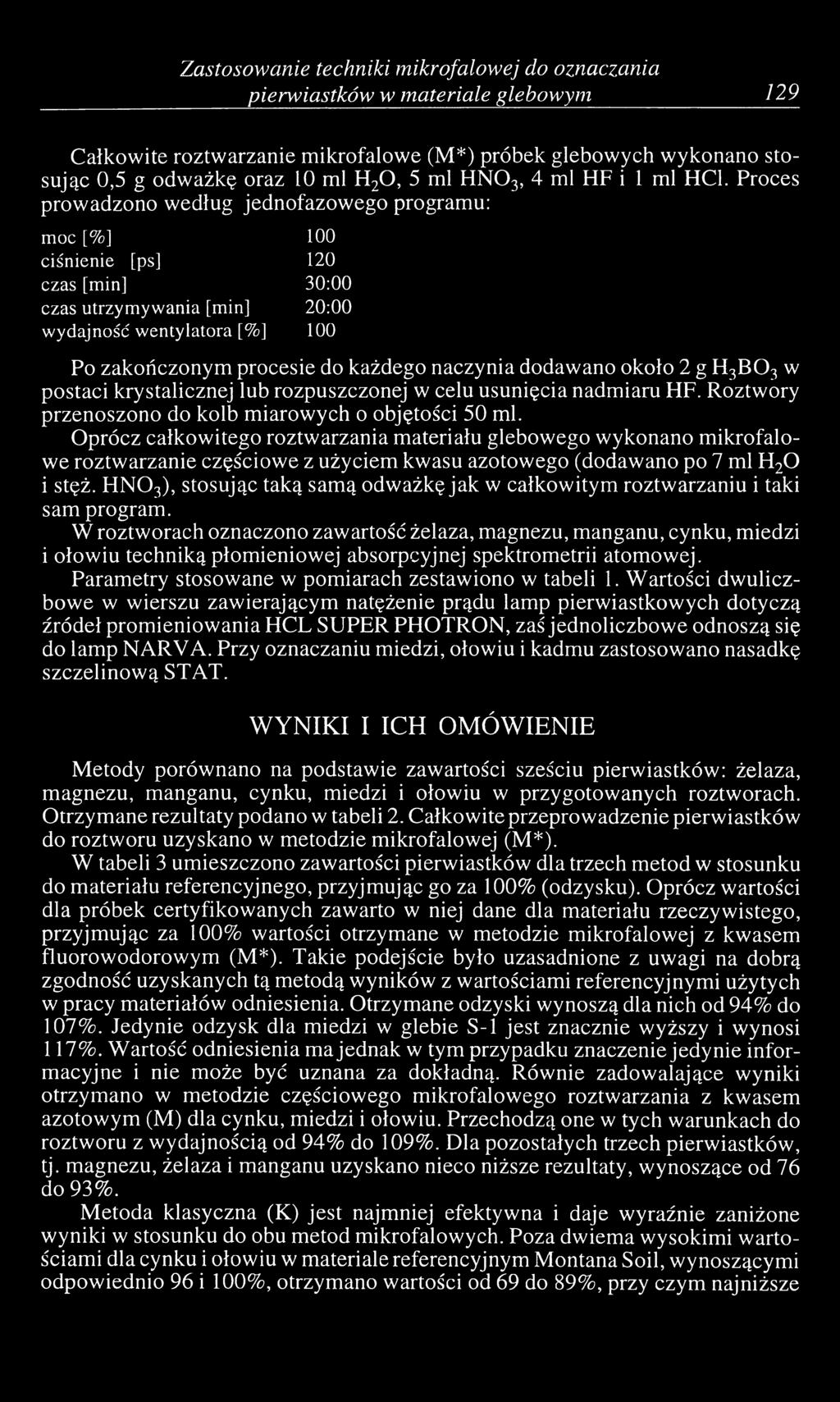 Proces prowadzono według jednofazowego programu: m oc [%] 100 ciśnienie [ps] 120 czas [min] 30:00 czas utrzym ywania [min] 20:00 w ydajność wentylatora [%] 100 Po zakończonym procesie do każdego