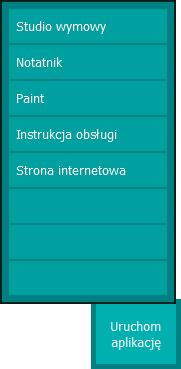 Możliwe jest też przypisanie adresu strony internetowej, która będzie otwierana w domyślnej przeglądarce internetowej. 2.1.15.