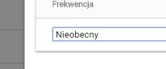 Jeśli chcesz usprawiedliwić nieobecność ucznia, wybierz właściwy tydzień i lekcję, a następnie kliknij na nią lewym przyciskiem myszy. 2.