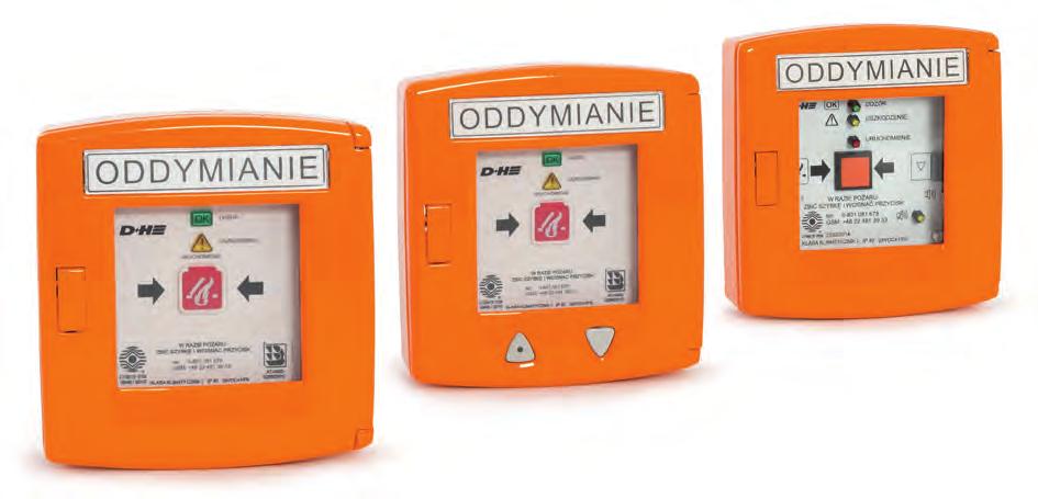 R Seria RT Przycisk oddymiania RT 45 / RT 45-LT / RT 45-ST-PL Szczegółowych informacji na temat certyfikatów udziela firma D+H Cechy Przyciski oddymiania przeznaczone do central systemu oddymiania 4