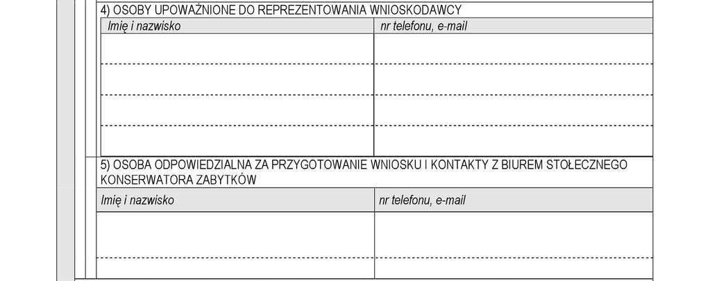 32 33 W tym miejscu należy podać dane członków zarządu wspólnoty, zarządu spółki czy spółdzielni. Numery telefonu i adresy e-mail pomogą w kontakcie i wyjaśnieniu ewentualnych wątpliwości.
