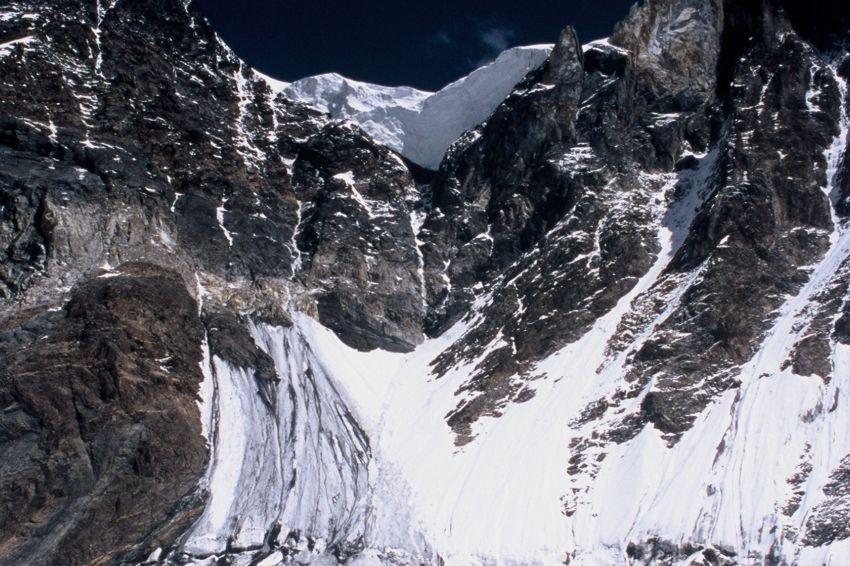 zdobyliśmy przełęcz, którą nazwalismy Kande Col (ok. 5700m).