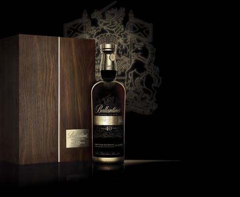 EDYCJA LIMITOWANA BALLANTINE S 40YO Absolutny unikat. Owiany legendą stały gość domów aukcyjnych.