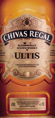 CHIVAS REGAL ULTIS Nowa kompozycja ma być hołdem dla pięciu genialnych master blenderów, którzy tworzyli markę Chivas od 1909 roku, a byli to: Charles