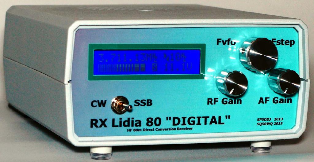 Lidia 80 Digital () Przystawka do odbiornika homodynowego na pasmo 80 m Proste odbiorniki nasłuchowe są wciąż bardzo popularnymi urządzenia wśród radioamatorów krótkofalowców.