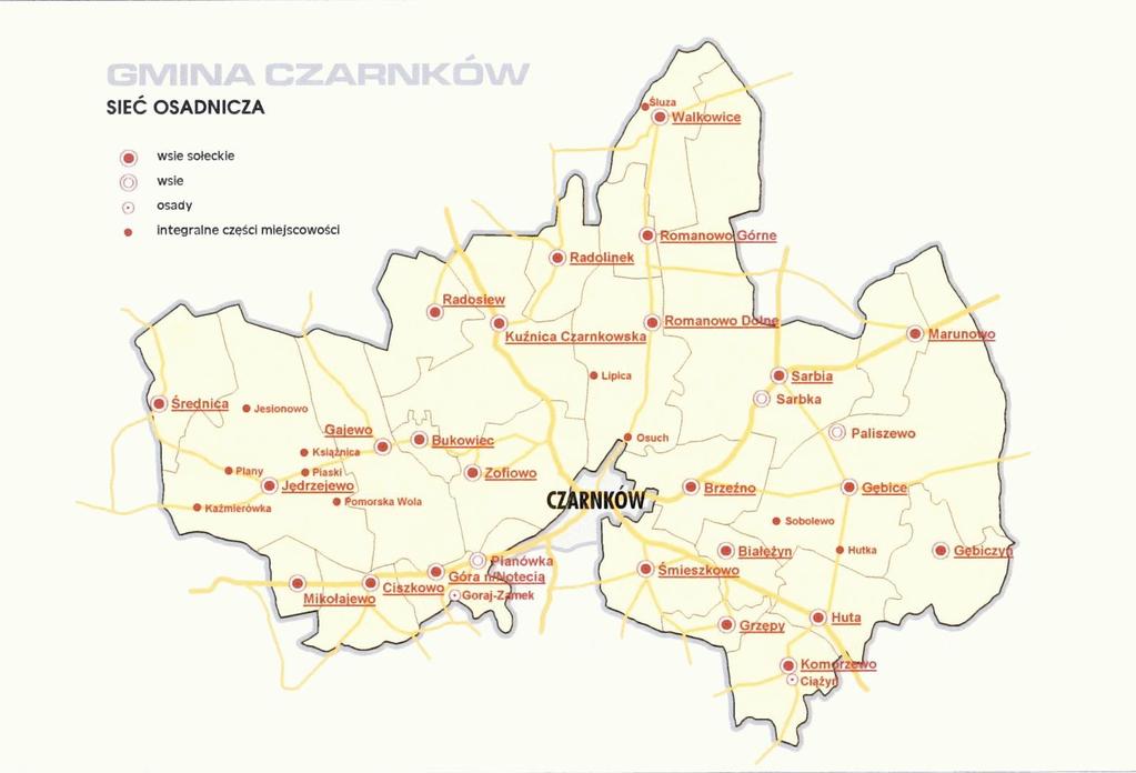 Według danych ewidencyjnych gmina zajmuje powierzchnię 34 577 ha (co stanowi 19,1% powierzchni powiatu). Gmina Czarnków jest trzecią największą gminą w powiecie czarnkowsko-trzcianeckim.