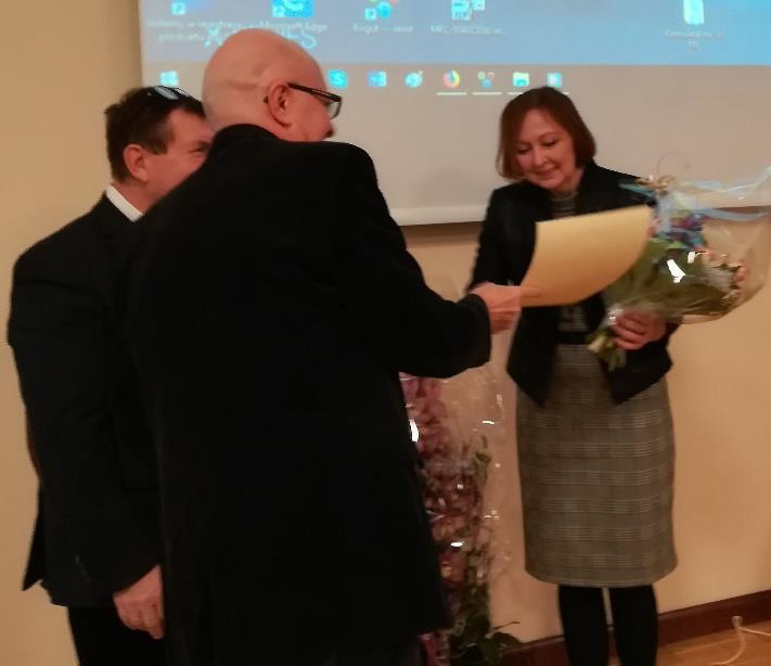 za pracę w Radzie Naukowej Centrum w kadencji 2015-2018.