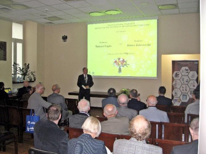 XXI International Symposium "Advances in the Chemistry of Heteroorganic Compounds" Doroczna, już XXI, edycja międzynarodowej konferencji zatytułowanej International Symposium "Advances in the