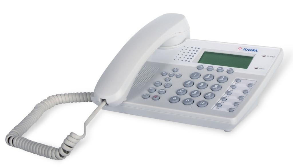 XL-2023ID Analogowy telefon Slican XL-2023ID wyposażony jest w wyświetlacz LCD, książkę telefoniczną, listę połączeń przychodzących, listę wybieranych numerów, tryb głośnomówiący oraz wiele innych